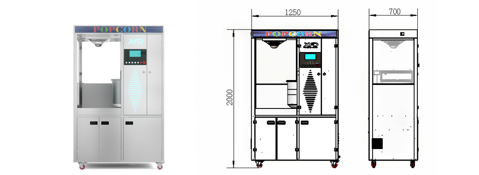 Fully Auto Popcorn machine